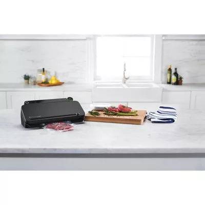 Foodsaver Premier Vacuum Sealer With Dry/moist/marinate Modes, Roll Storage  And Cutter Bar, And Bags And Roll Starter Kit - Black : Target
